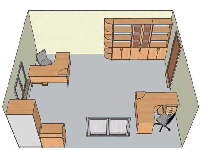 Дизайн офисной мебели Вариант №23