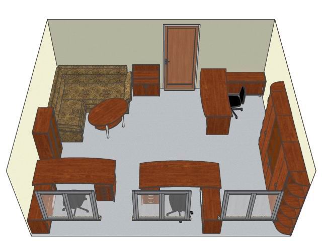 Дизайн офисной мебели Вариант №27