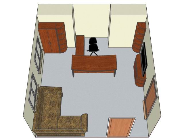 Дизайн офисной мебели Вариант №30
