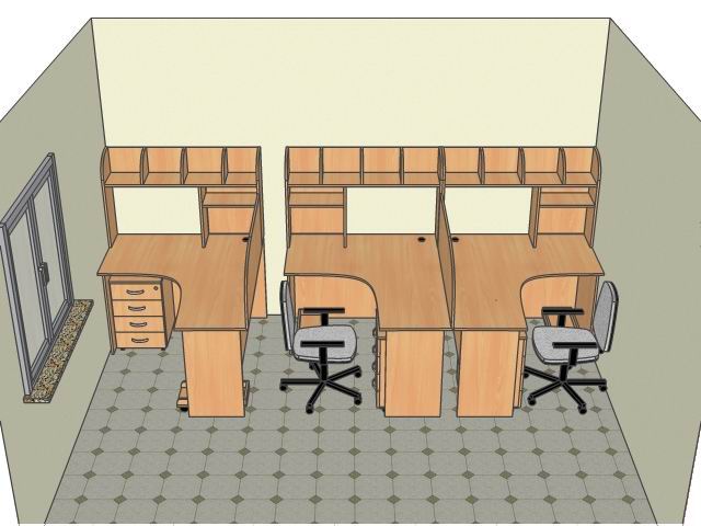 Дизайн офисной мебели Вариант №31