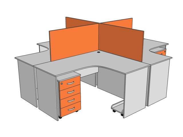 Дизайн офисной мебели Вариант №33