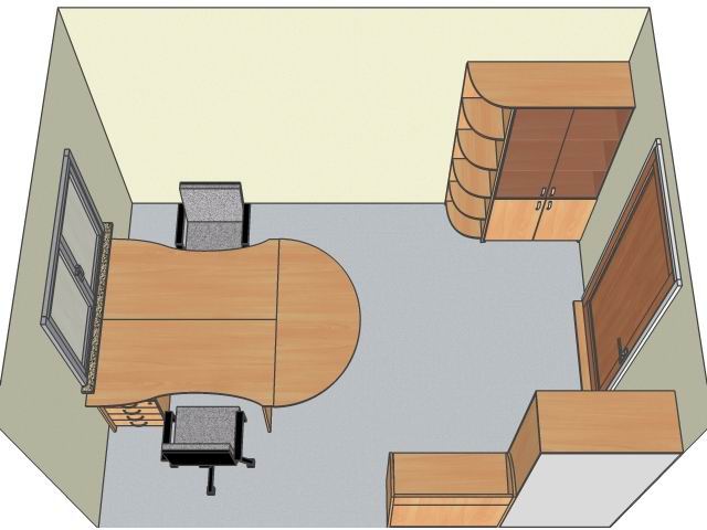 Дизайн офисной мебели Вариант №36