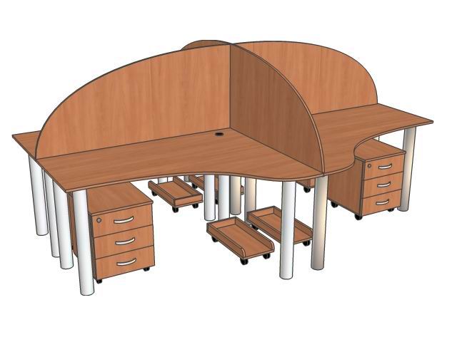 Дизайн офисной мебели Вариант №37