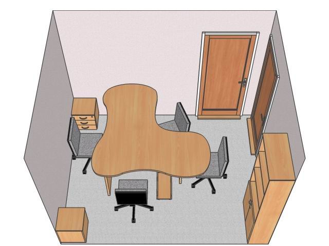 Дизайн офисной мебели Вариант №38