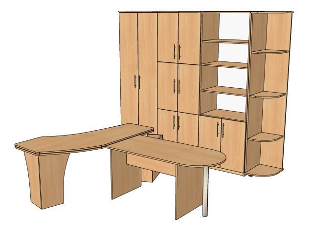 Дизайн офисной мебели Вариант №48